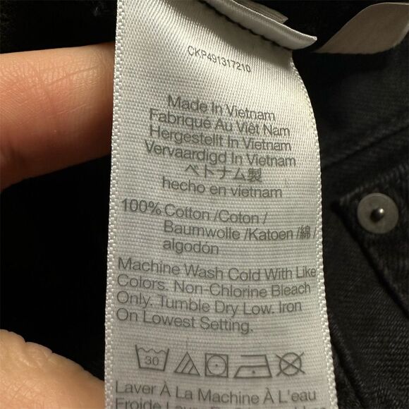 Madewell Charcoal Wide Leg Jeans - Picture 9 of 13